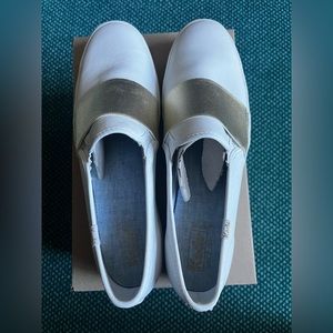 White Leather Keds SZ 11